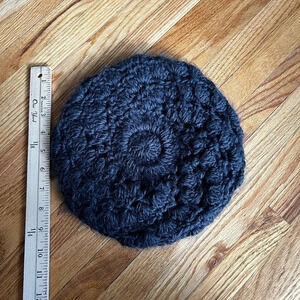 French Barrette Knit Hat